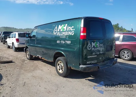 2010 GMC Savana 2500 Work Van from USA, damaged, VIN 1GTZGFBAXA1114787